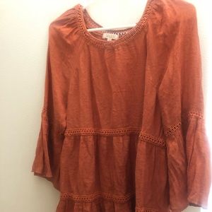 Burnt orange top